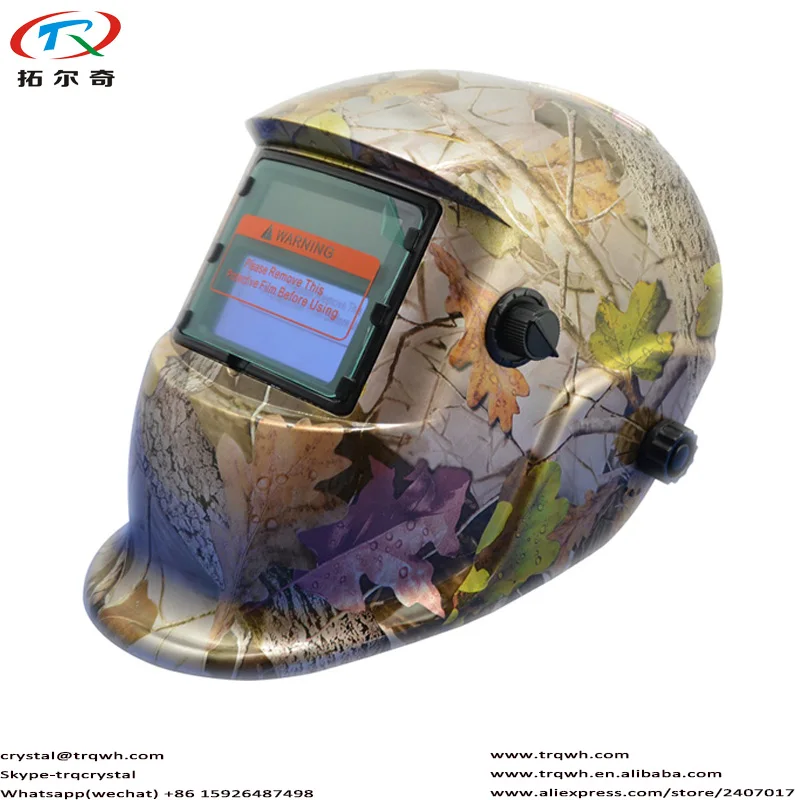 

TRQ-HD04-2233FF CR2032 сменная функция самопроверки большой прозрачный вид сварочный шлем Затемняющая линза удобный Sweatband