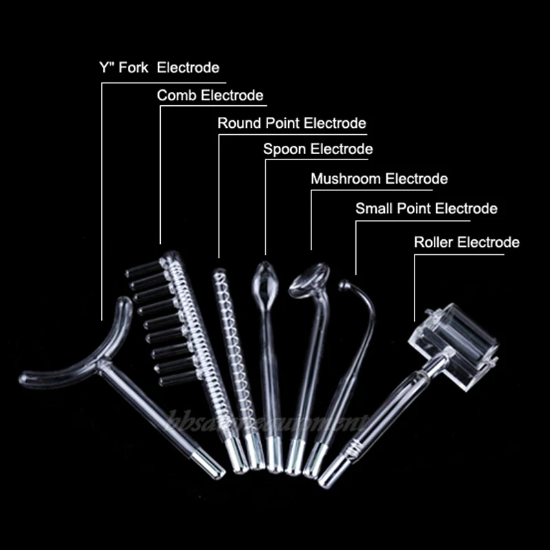 7 шт. высокочастотные электроды для ухода за кожей|high frequency electrode|high frequencyelectrodes