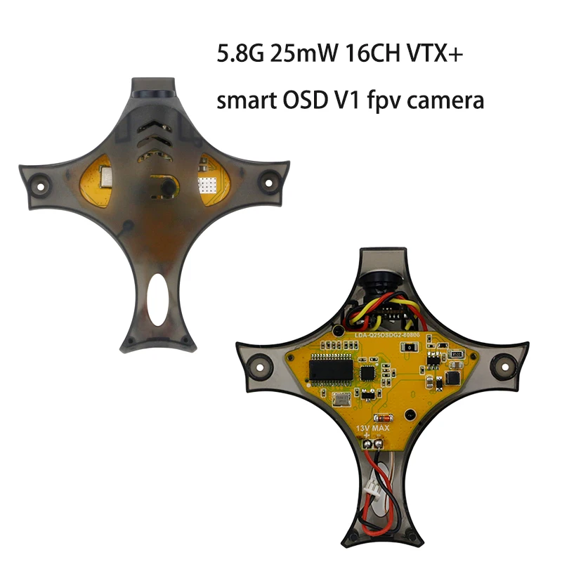 LDARC KINGKONG 5 8G 25mW 16CH VTX + Smart OSD V1 FPV Camera GT8 Head Cover for TING PNP Parts Accessary|Детали и аксессуары| |