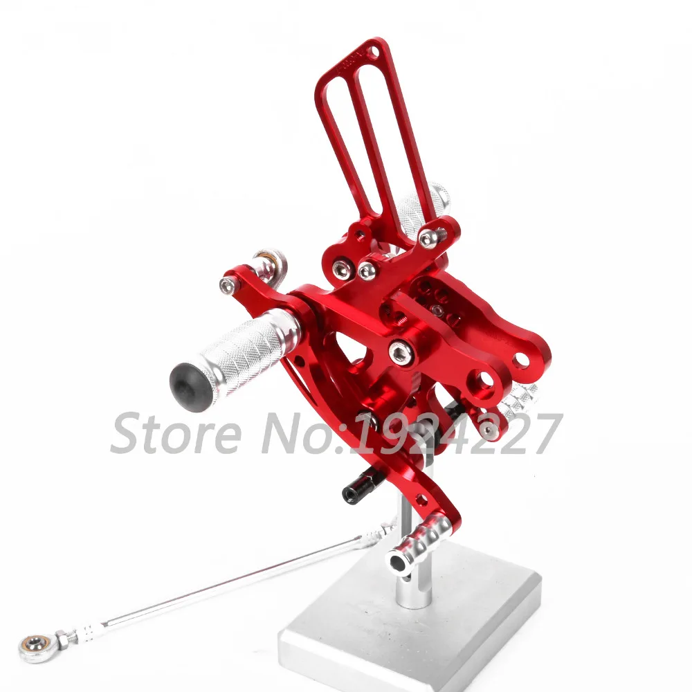 CNC Алюминиевые Подножки Rearsets задние наборы тормозной сдвиг для Honda CBR400RR NC29 1993 1999