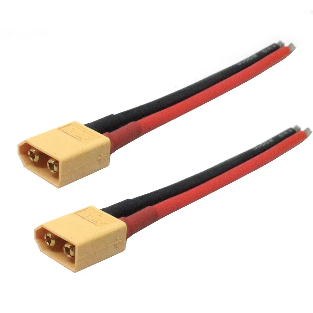 2 шт. XT60 штекер разъема с силиконовым разъемом 14 AWG провод горячий JST кабель для RC BEC