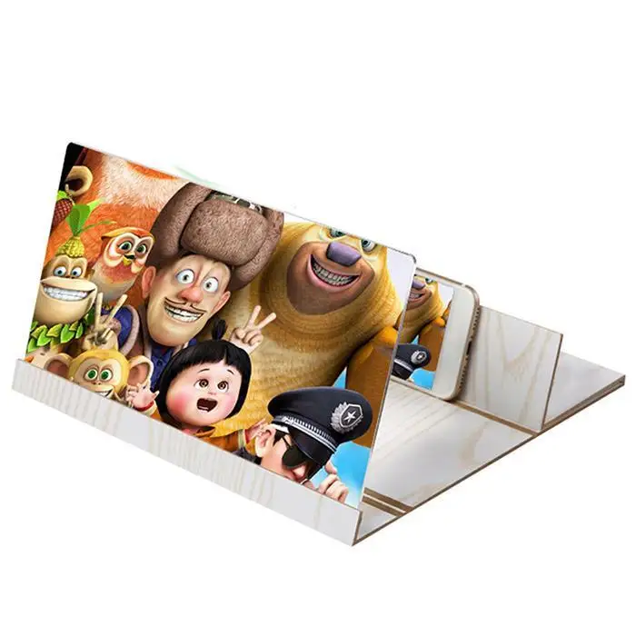 Увеличитель экрана 3D увеличитель часы с фильмами 3d для смартфона легкий