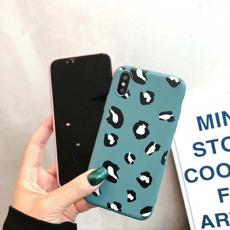 Luxury Leopard Print Phone Case For iPhone X XR XS Max 6 6S Plus Soft Silicone Full Back Cover 7 8 Cases Capa |