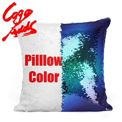 Dark blue-White Chicago Cubs Декоративные Чехлы для подушек наволочка 40*40 блестки Волшебная подушка - Цвет: Dark blue-White