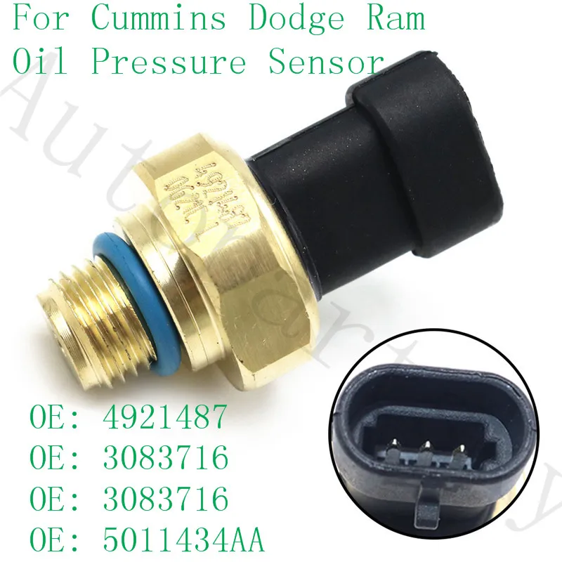 Для Cummins N14 M11 L10 ISX Dodge Ram 2500 3500 с турбонаддувом 4921487 Датчик давления масла двигателя