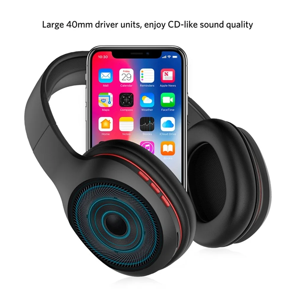 Ausdom M09, беспроводные наушники, Bluetooth 4,2, гарнитура, складные, глубокий бас, Bluetooth наушники для iPhone, Xiaomi, поддержка TF карты