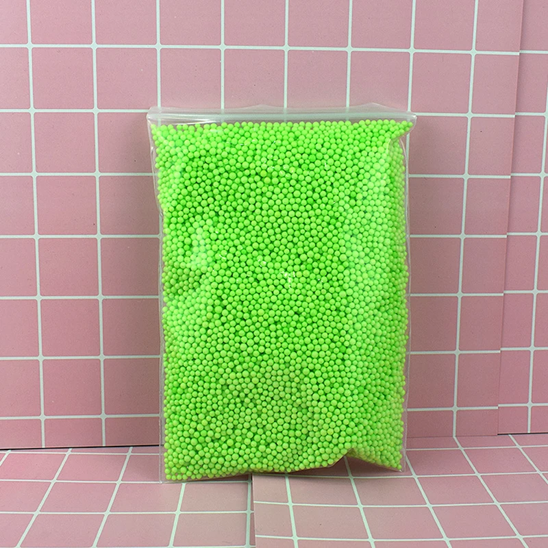 Слайм пенопластовые бусины разбрызгивающие наполнитель игрушки клейкие