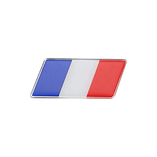 France Автомобильный Стайлинг 3D металлический эпоксидный флаг наклейка национальные флаги эмблема Авто Аксессуары для автомобилей мотоциклы ноутбук телефон дверь наклейка - Название цвета: France