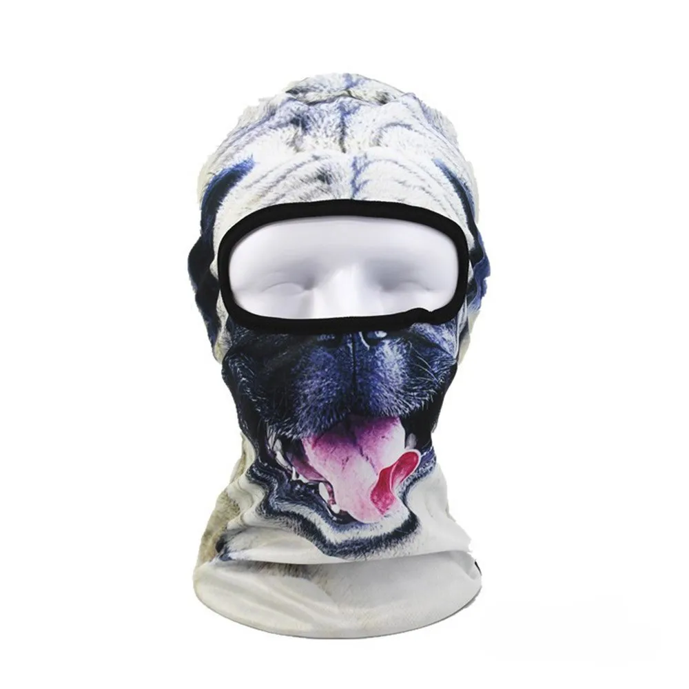3D Балаклава мотоциклетная маска для всего лица животное кошка шапки для собак шлем ветрозащитный дышащий страйкбол Пейнтбол сноуборд Велоспорт лыж