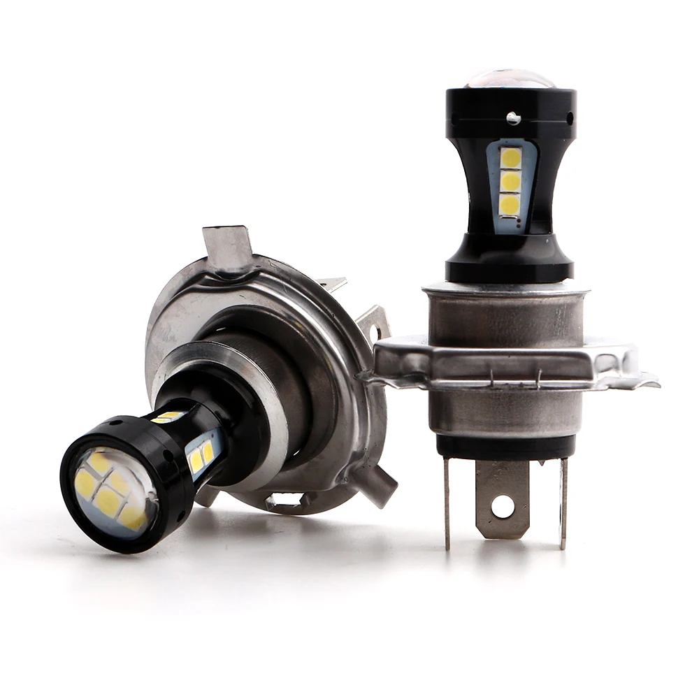 Автомобильные противотуманные фары YM E-Bright 1 шт. 9-30 в H4 H7 H11 9005 9006 3030 18 светодиодный s