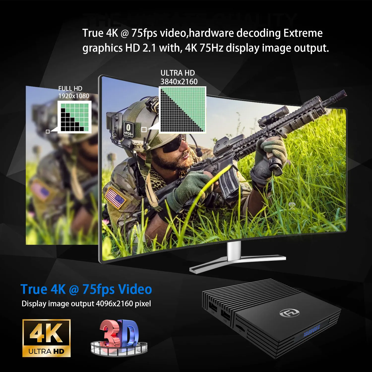 ТВ-бокс Android 9,0 Amlogic S905x2 A95XF2 Smart tv box 4 GB/2 GB 64GB 4K HD H.265 BT4.2 wifi 2,4/5G Google Play Netflix телеприставка