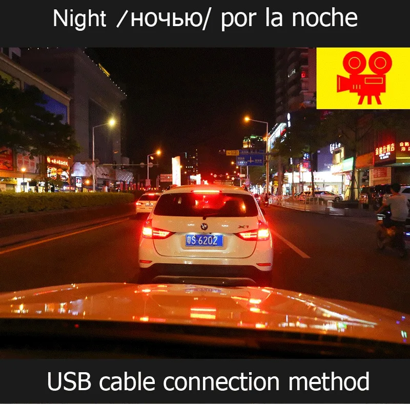 Видеорегистраторы для автомобилей Камера USB DVR Камера для Android 4.2/4.4/5.1.1/6.0 ПК автомобиля Видеорегистраторы для автомобилей Камера вождения рекордер