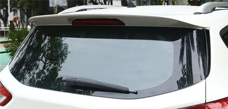 Подходит для Ford Escape Kuga 2013 внешний ABS пластиковый Неокрашенный Грунтовка Цвет задний спойлер, крыло, багажник украшения