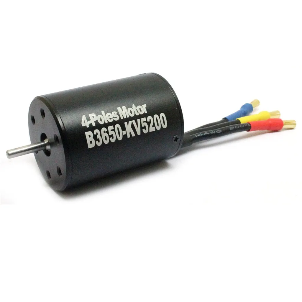 Аксессуары B3650 5200KV бесщеточный двигатель + 60A ESC Карта программы комбо для 1/10 RC