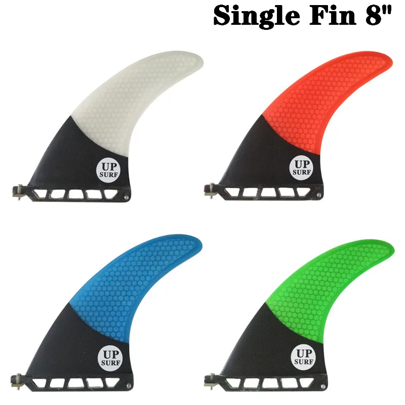 Surfing 8 inch Single Fin Fibreglass Longboard Surfboard length Red color in Surf | Спорт и развлечения