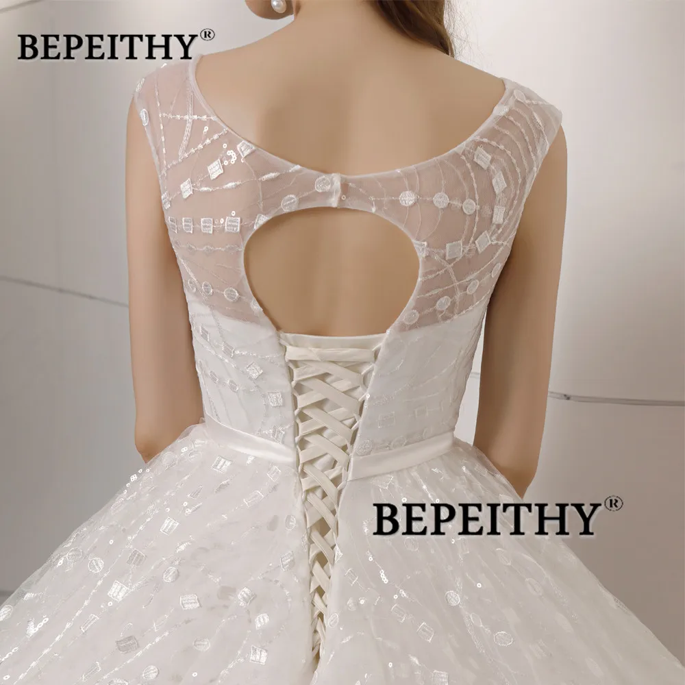 Vestido De Novia бальное платье свадебное со шлейфом винтажное кружевное с поясом 2021