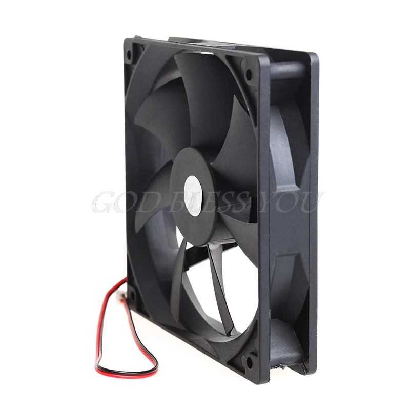 12V 2 Pin Cooler небольшой вентилятор охлаждения 120 мм x 120 мм x 25 мм ПК Коробка Системы гидравлический вентилятор охлаждения для компьютера радиатора
