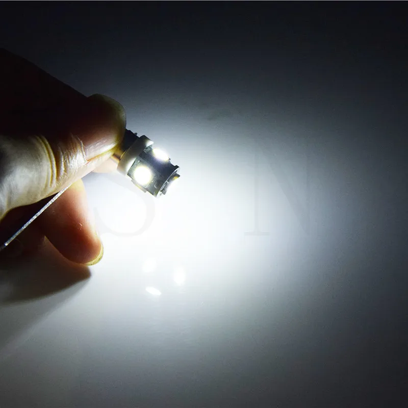 100 шт 6V E10 5050 светодиодный AC/DC 12V 5SMD 5 чистый белый теплый холодный красные синие