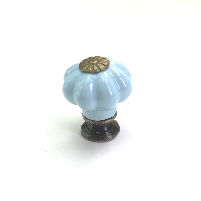 10 шт. настенный светильник с синими керамическими ручками шкафчик для шкафа