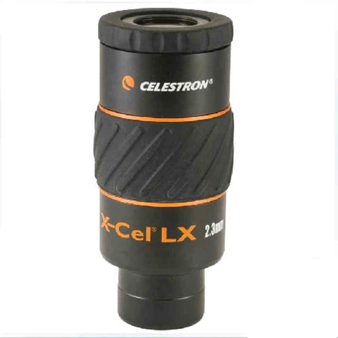 Окуляр CELESTRON X-CEL LX 2,3 мм, широкоугольный окуляр с высоким разрешением и большим диаметром, аксессуары для телескопа, цена за одну штуку
