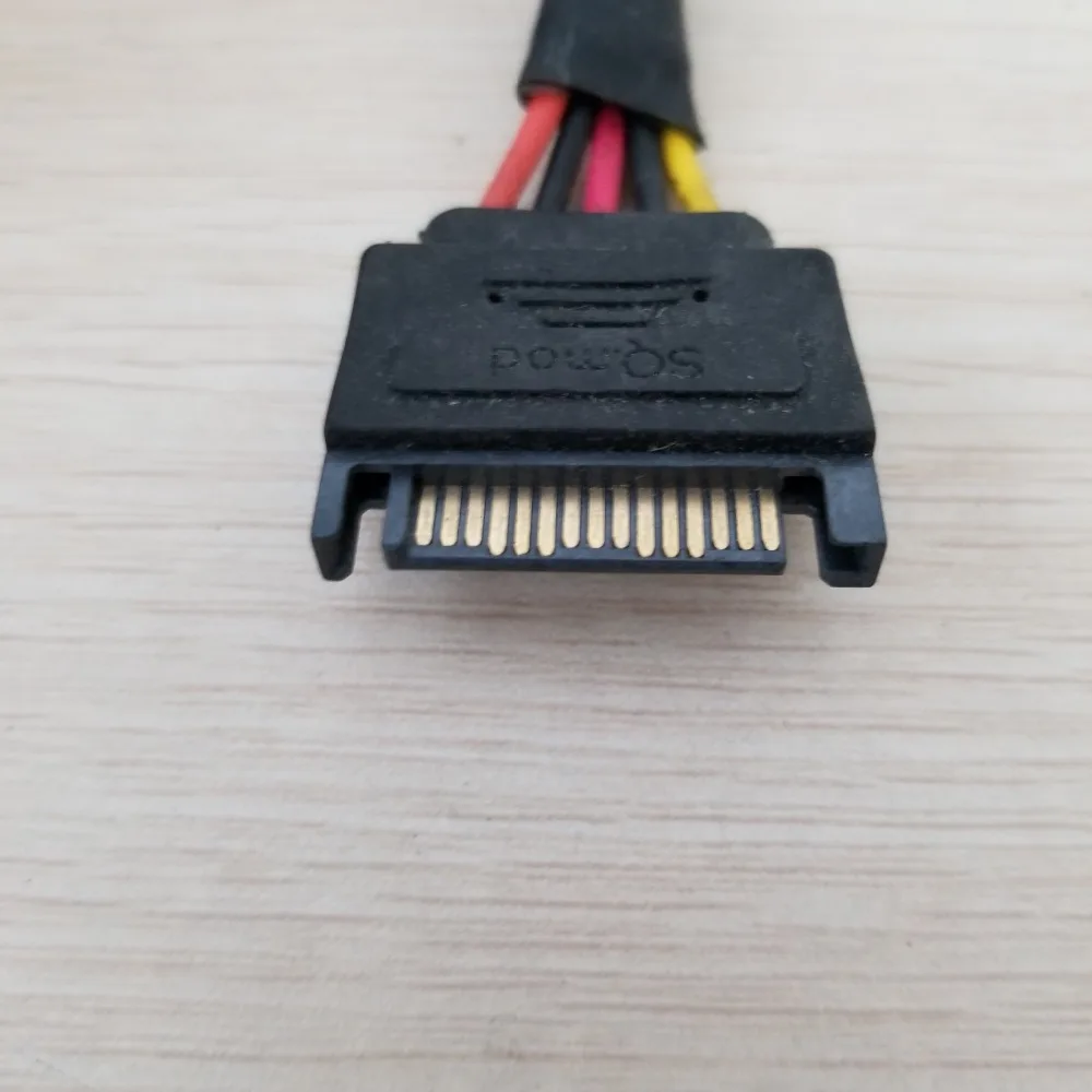 15 7 дюймов PC DIY ATX sata штекер для 5 SATA female Serial ATA HDD жесткий диск чехол Кабель питания