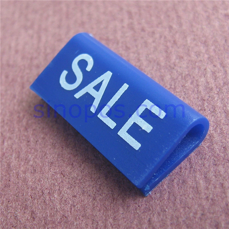 Пластиковая распродажа бирок-зажимов 25 мм обувные джинсы этикетки для