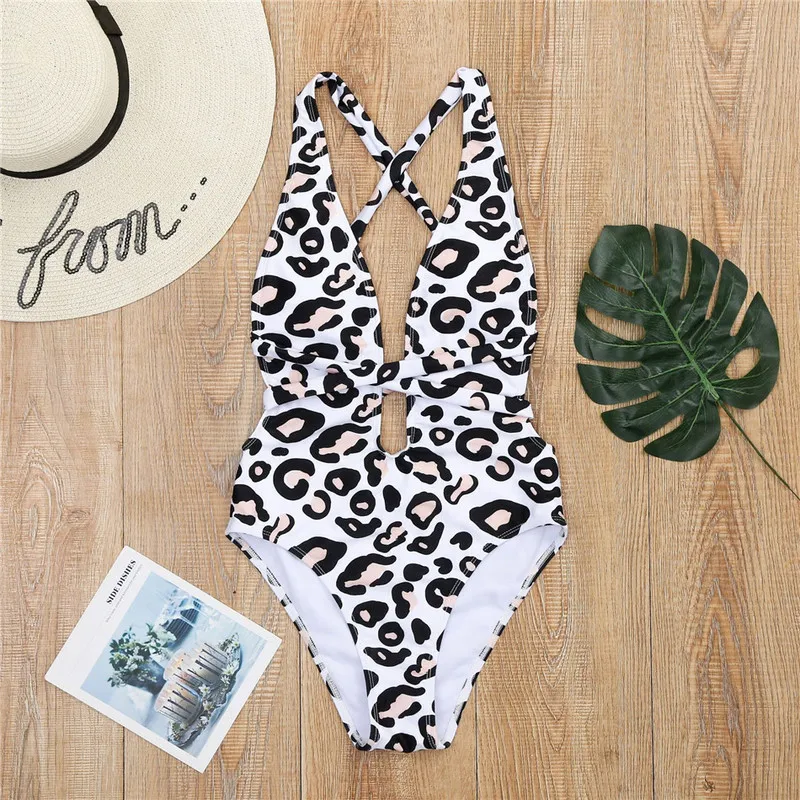 Женский купальник с цветочным принтом SAKKUS купальный костюм глубоким v образным