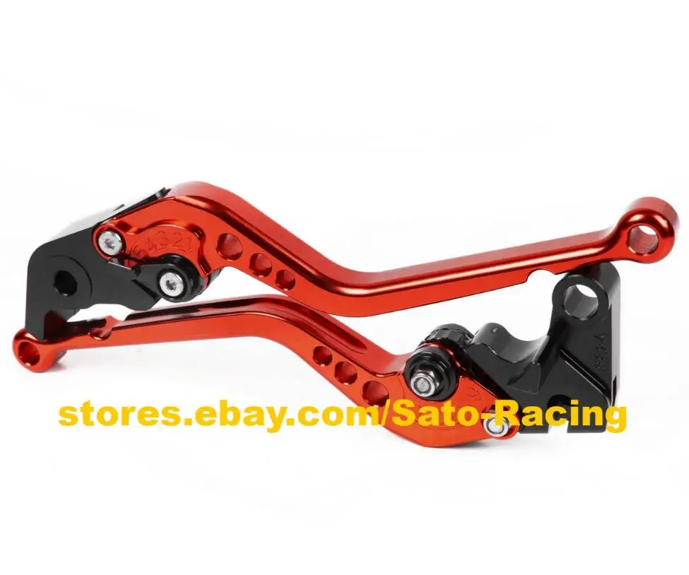 10 цветов для Suzuki GSF 600 S 250 BANDIT GS500 GS500E GS500F GSX400 импульсные ЧПУ мотоциклетные короткие/длинные тормозные рычаги сцепления Горячая Распродажа - Цвет: Long Red