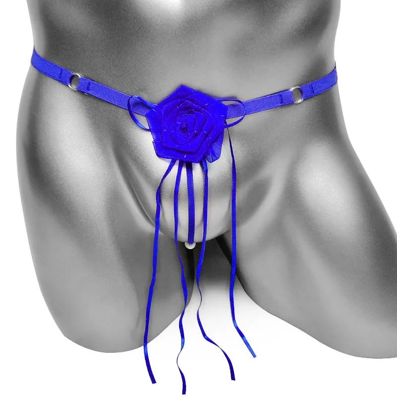 Sissy сексуальные трусики стринги нижнее белье для мужчин гей новинка цветок