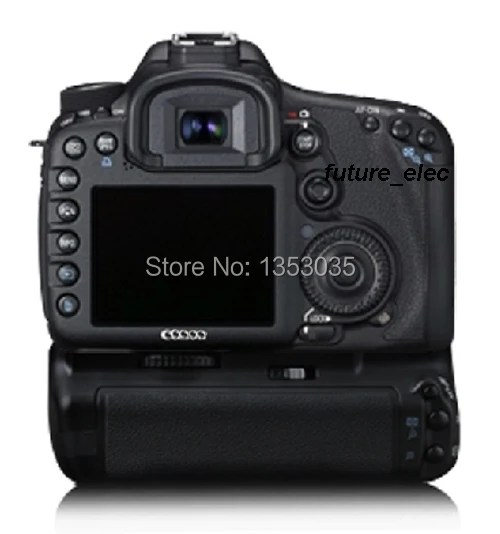 Бесплатная доставка + Вертикальная батарейка для спуска затвора камеры Canon EOS 7D DSLR