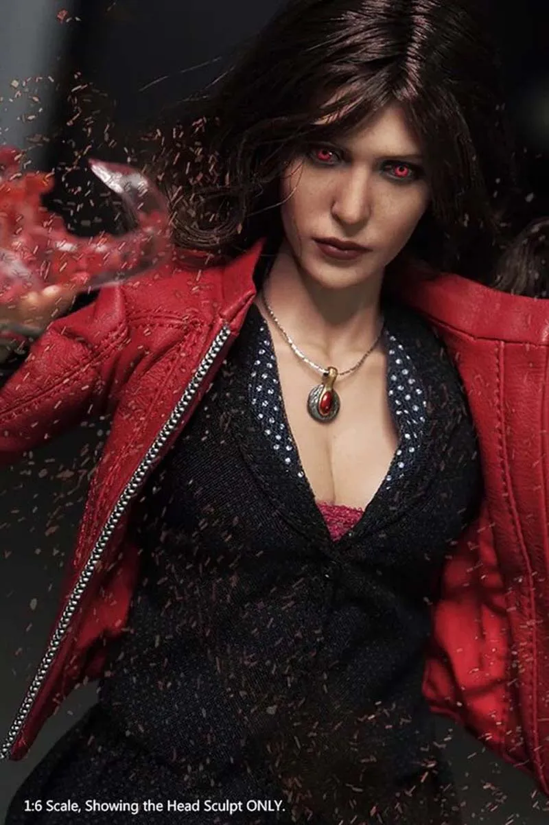 

Коллекция Red Eye 1/6 Scale, елизания Олсена, Скарлет, Голова ведьмы, лепка для 12 "фигурки, кукла, игрушки, модель солдата, игрушки