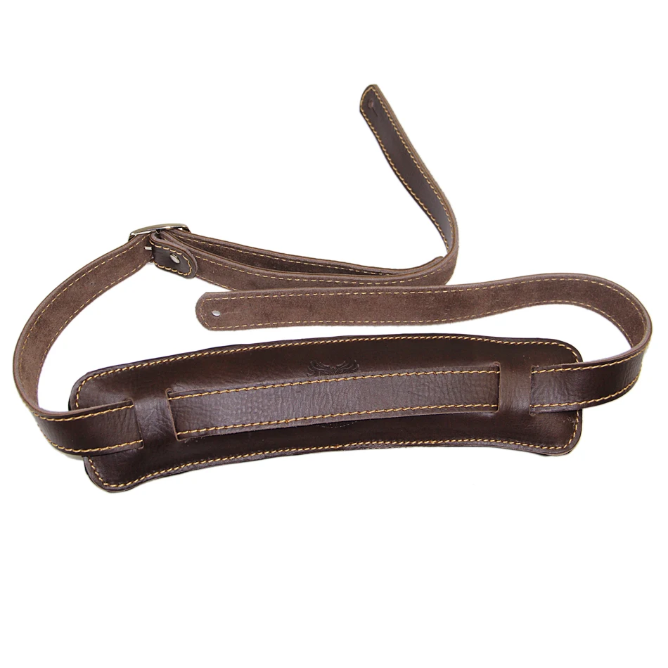 Припой наплечная обивка Улучшенный кожаный пояс с басами рокабилли до 61 дюйма