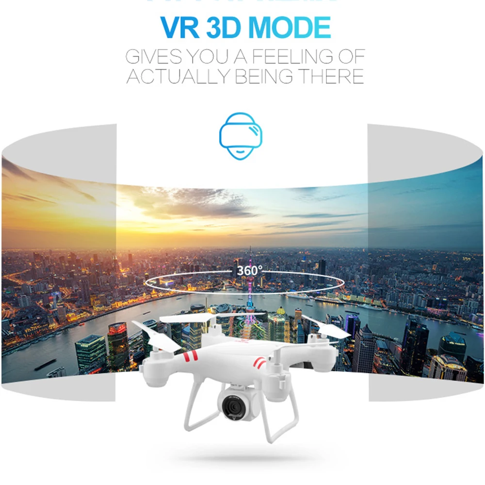 Utoghter 921HW 720 P широкоугольная камера Квадрокоптер WiFi fpv селфи Дрон стабилизация