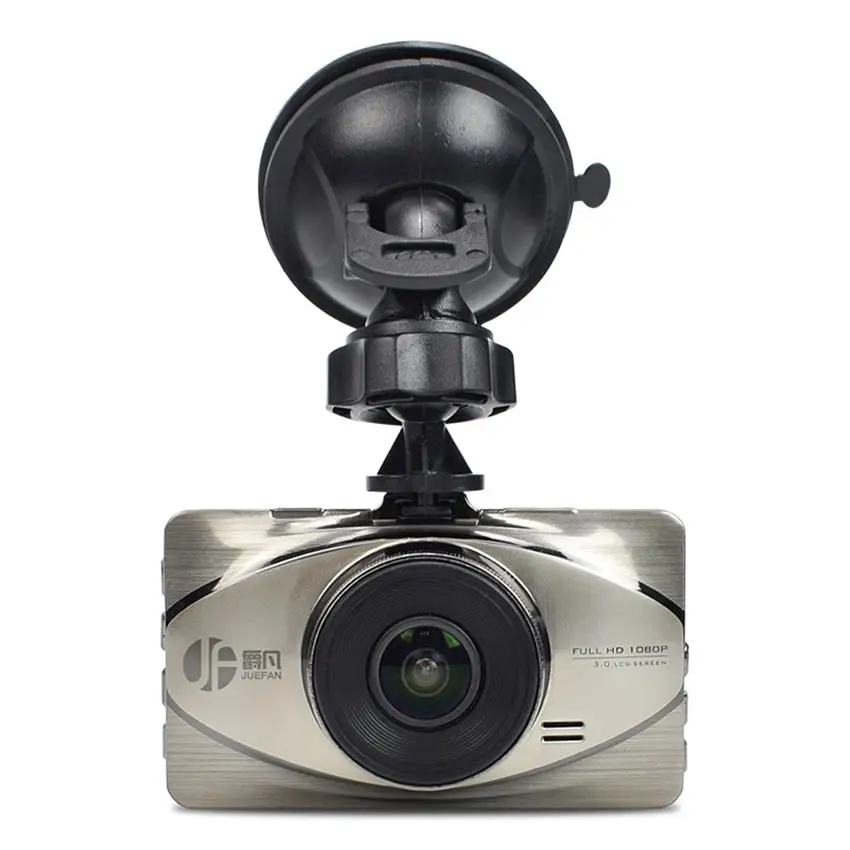 JUEFAN A119 DVR Full HD 1080P видеорегистратор Novatek 96655 Автомобильная камера рекордер 3,0 экран 170 градусов 6g объектив WDR ужин ночного видения - Название цвета: Gold  dvr