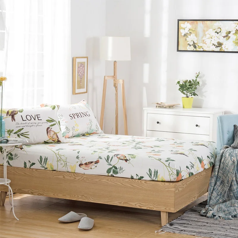 Новинка простыня из 100% хлопка с простыней эластичной резинкой Королевский