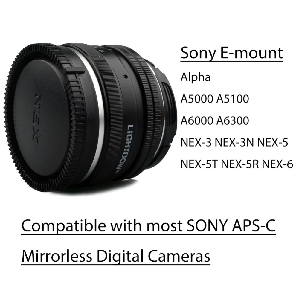 35 мм F1.7 с ручными настройками для видеосъемки Для sony E Mount NEX 3 3N C3 5 5N 5R 6