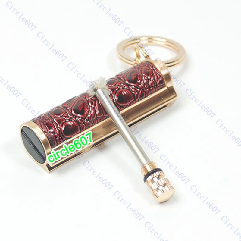 

Golden Keyring KeyChain Permanent Match Striker Lighter Z07 Drop Shipping