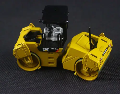 Литая игрушка модель DM 1:50 гусеница кошка CB-534D XW асфальтовый каток роликовая Инженерная техника 55132 для подарка, украшения