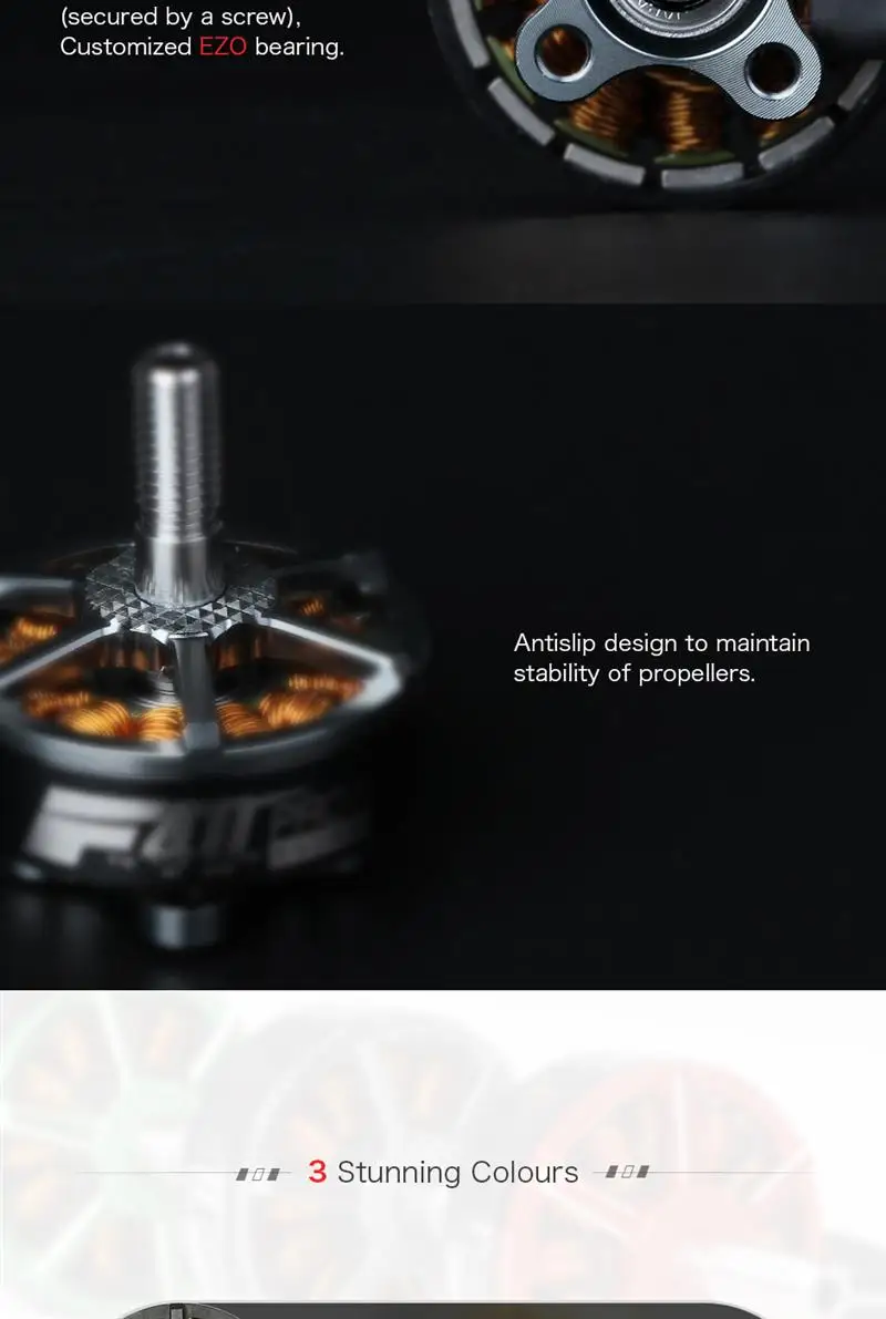 4 шт. Новое поступление t-мотор F40 PRO II 1600KV 2400KV 2600KV 3-4S бесщеточный двигатель для RC Multirotor FPV гоночный Дрон черный зеленый красный