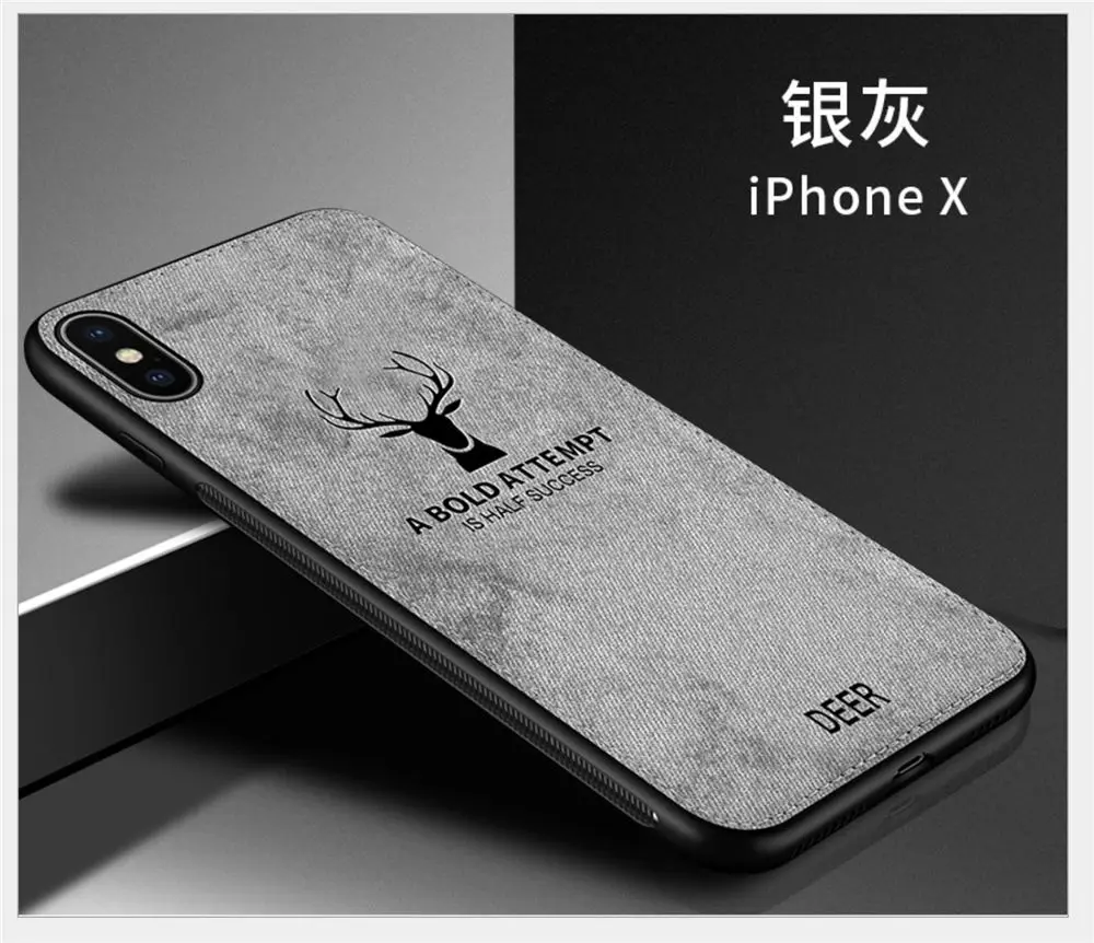 Мягкий тканевый чехол накладка на заднюю панель для Iphone X Apple XR телефона сделай