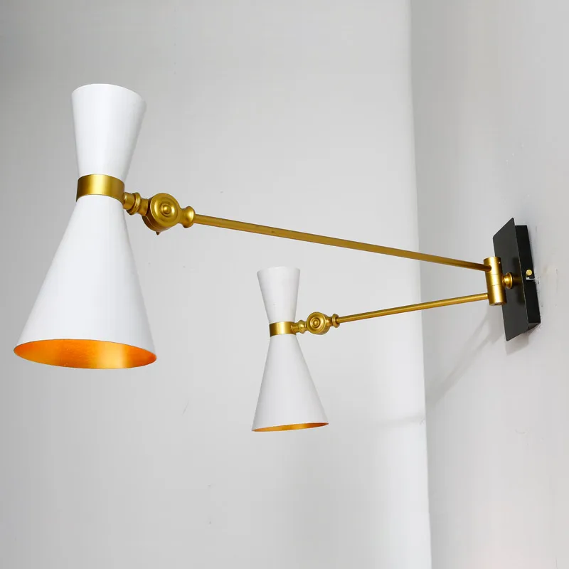 Дизайнер регулировки бра современные настенные светильники Спальня Кухня