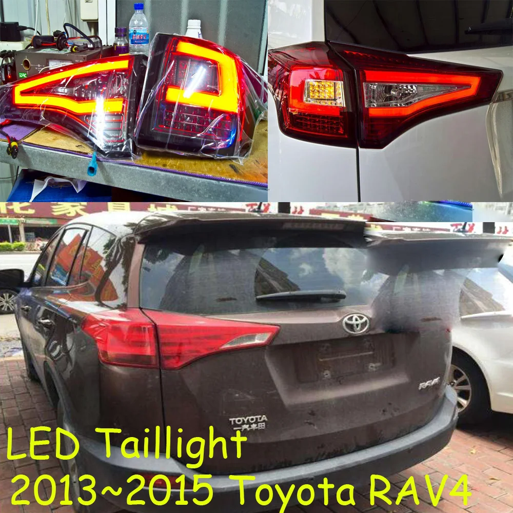 1 компл. Бампер Taillamp для Toyota RAV4 задний светильник 2013~ г. Автомобильные аксессуары RAV 4 светодиодный противотуманный задний светильник RAV4 задний светильник