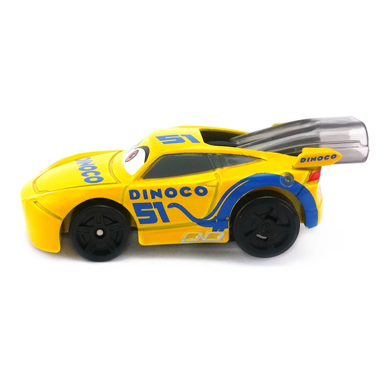 Disney Pixar Cars 3 Dinoco Cruz Ramirez свисток с красочной лентой 1:55 литая металлическая игрушка