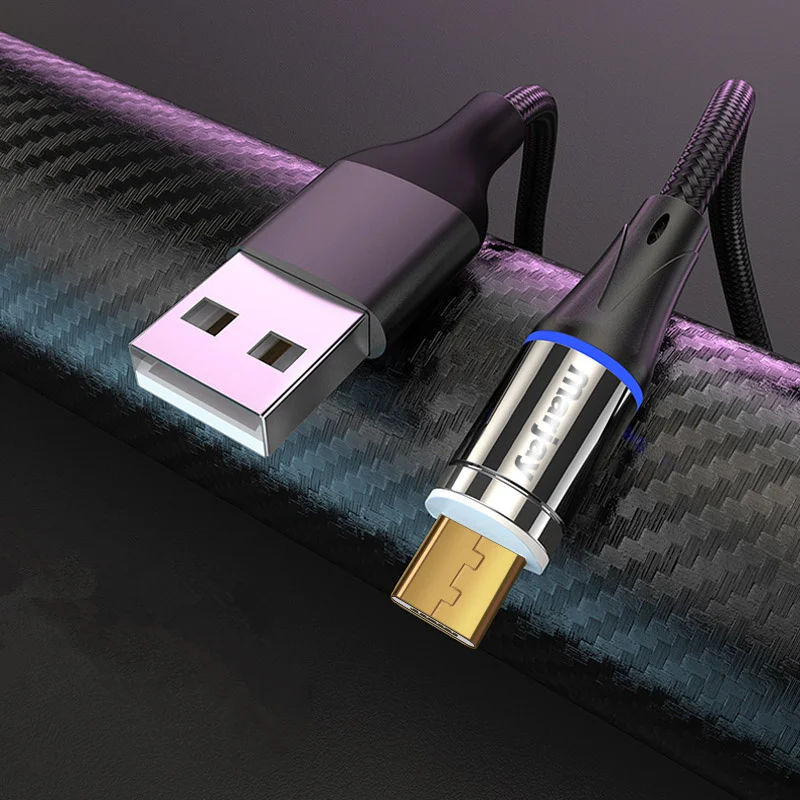 Магнитный кабель Marjay 2 м USB Type C для iPhone зарядное устройство 3 А зарядный Micro и