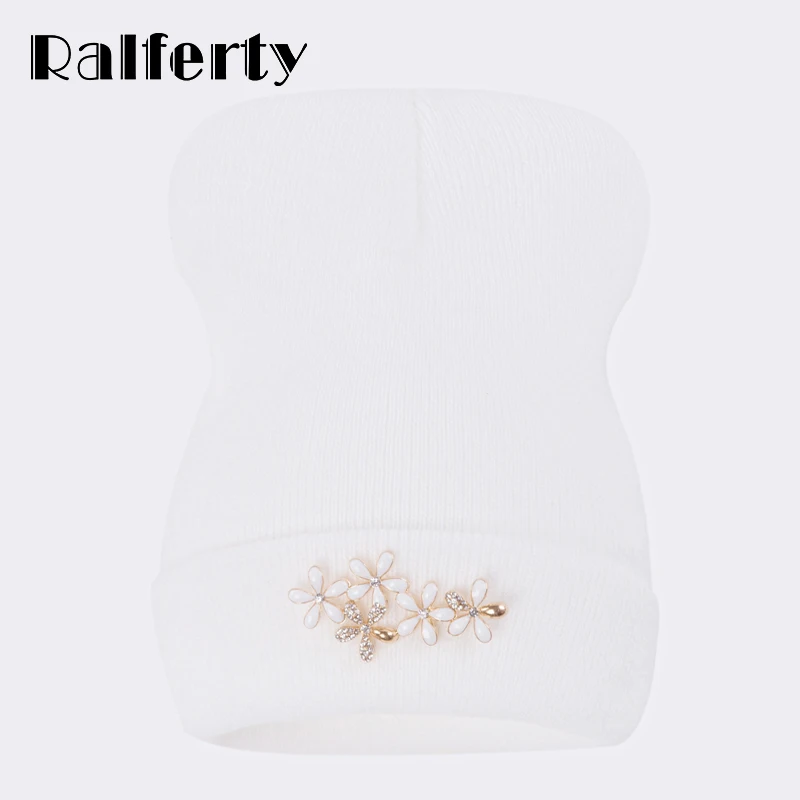 Ralferty Beanies женские шапки шапка женская зимняя Цветочная шапочка Женские