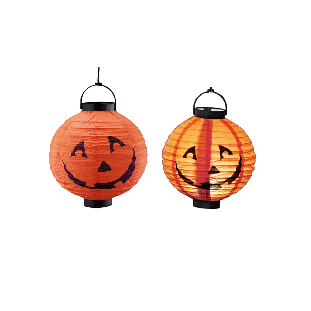 2019 украшение на празднование Хэллоуина светодиодный Бумага тыквы летучая мышь