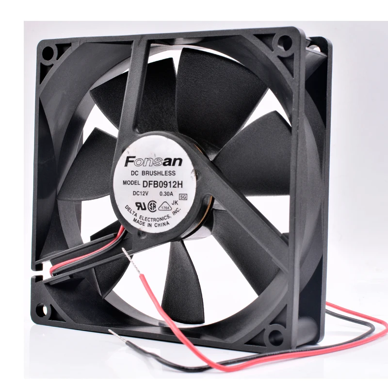 Оригинальный вентилятор FONSAN DFB0912H 9 см 92 мм 9025 12В 0.30A блок питания шасси большой