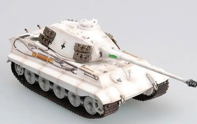 WW2 Пособия по немецкому языку Король тигр 2 Танк модель зимняя камуфляжная картина 1/72 easy model