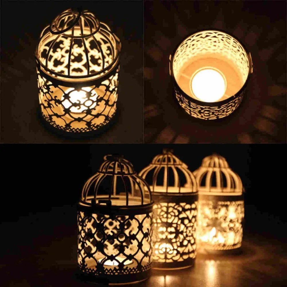 1 шт. Творческий подсвечники полый держатель Tealight подсвечник подвесной фонарь
