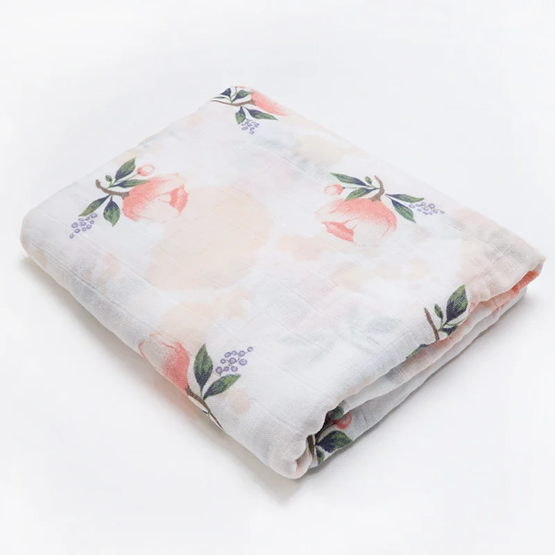 rose Muslinlife/ стиль; однотонное одеяло для новорожденных; детское одеяло для пеленания; одеяло из бамбукового хлопка; Прямая поставка - Цвет: rose